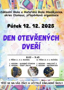 den otevřených dveří v ZŠ