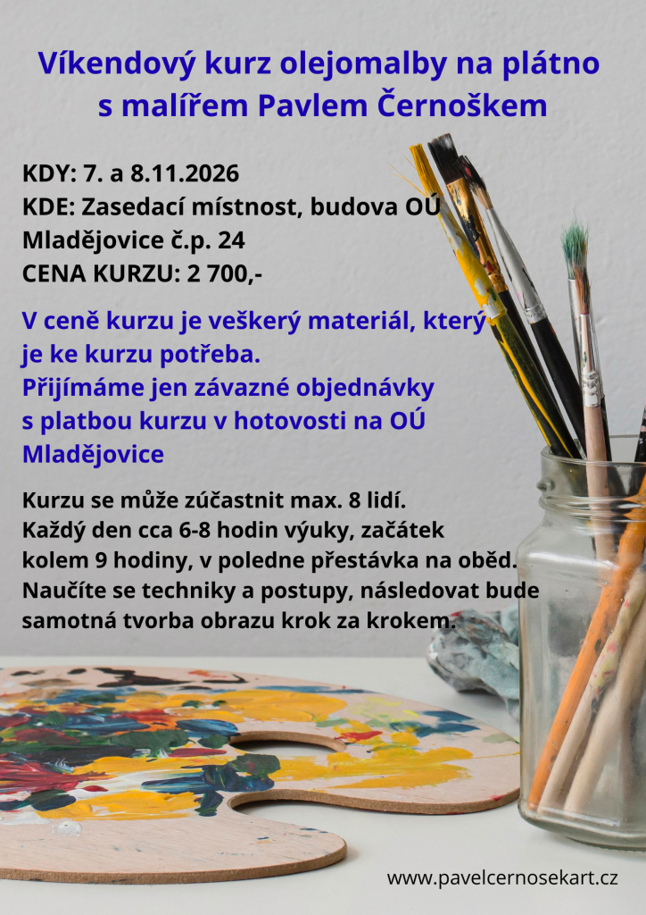 Kurz olejomalby na plátn